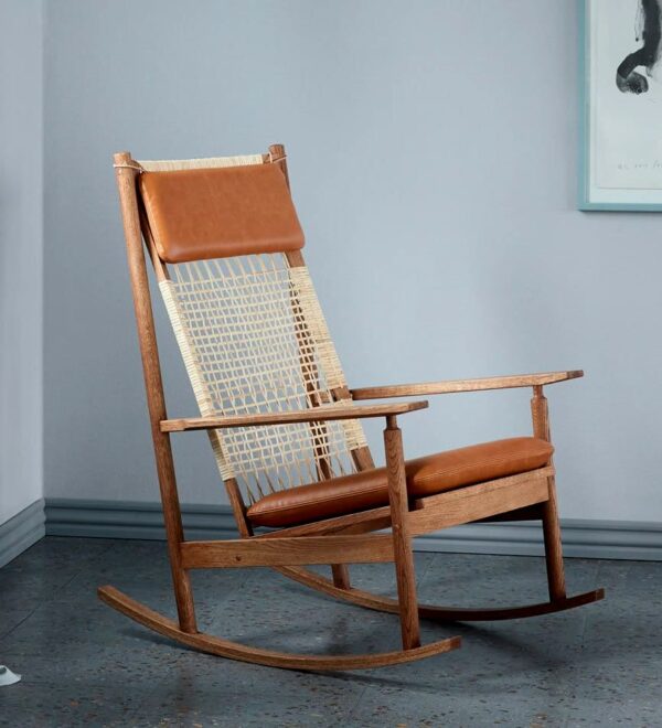 Swing Rocking Chair - Leather
