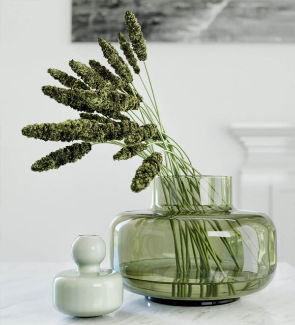 Urna vase, olive