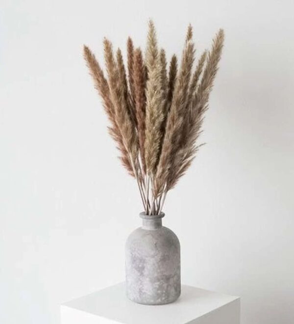 Gray vase "Ava" with handle