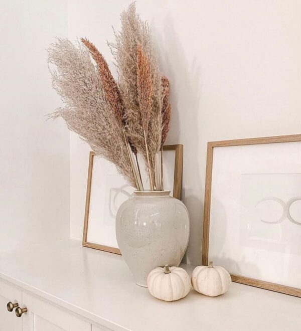 Gray vase "Ava" with handle