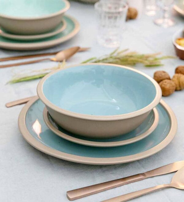 Dinnerware Set Colored Plates Full