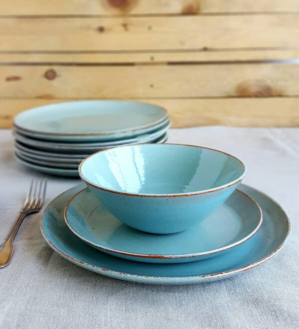 Dinnerware Set Colored Plates Full