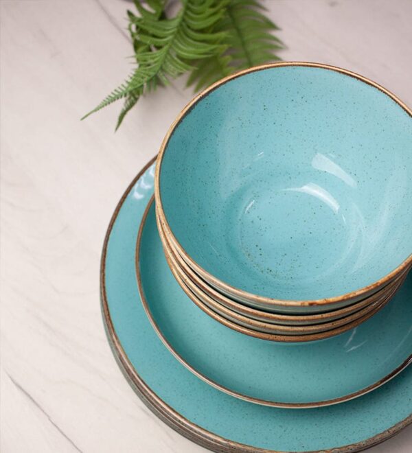 Dinnerware Set Colored Plates Full