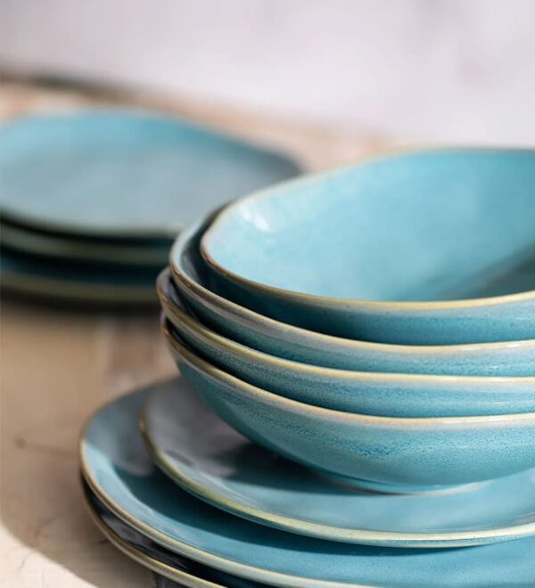 Dinnerware Set Colored Plates Full